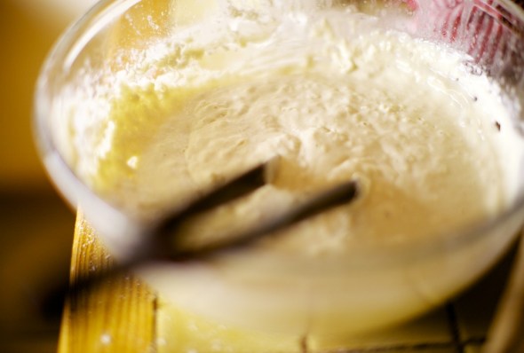 Mix the flour, water and Frank into a gooey mess and then cover in a plastic bag or with cling film. Leave to rest for 12hrs or so. You can put it in the fridge to slow the process if needed.