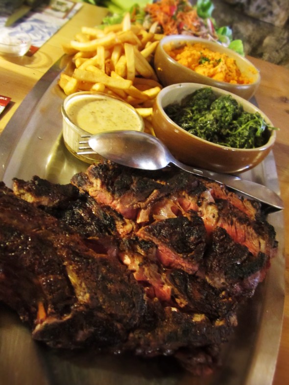 Cote de Bouef - for 2 (actuality it could probably feed family of 5)