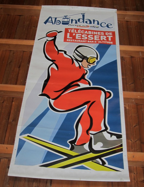 Abondance retro styled banner